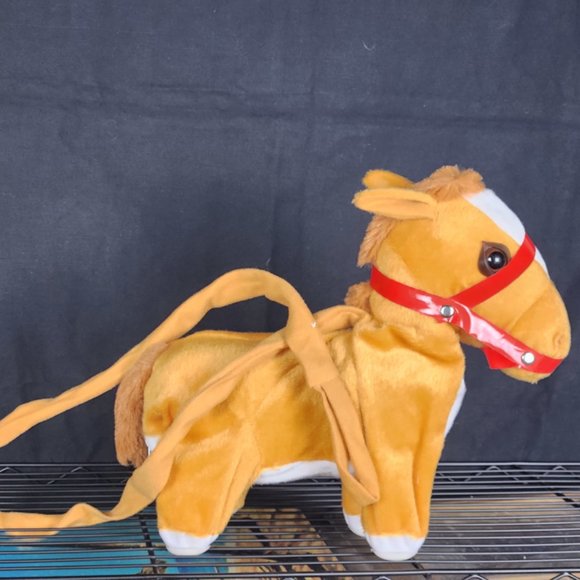 Battery Operated Walking Horse Toy with Leash - Picture 1 of 4